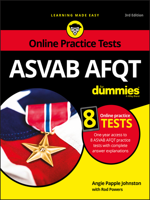 Title details for ASVAB AFQT For Dummies by Angie Papple Johnston - Available